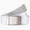 Puma pásek Reversible - bílo šedý